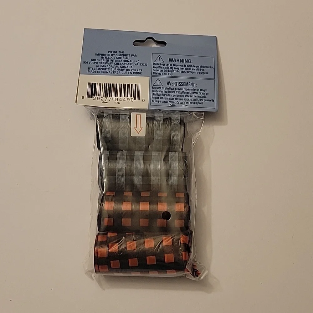 Plaid Dog Waste Bags